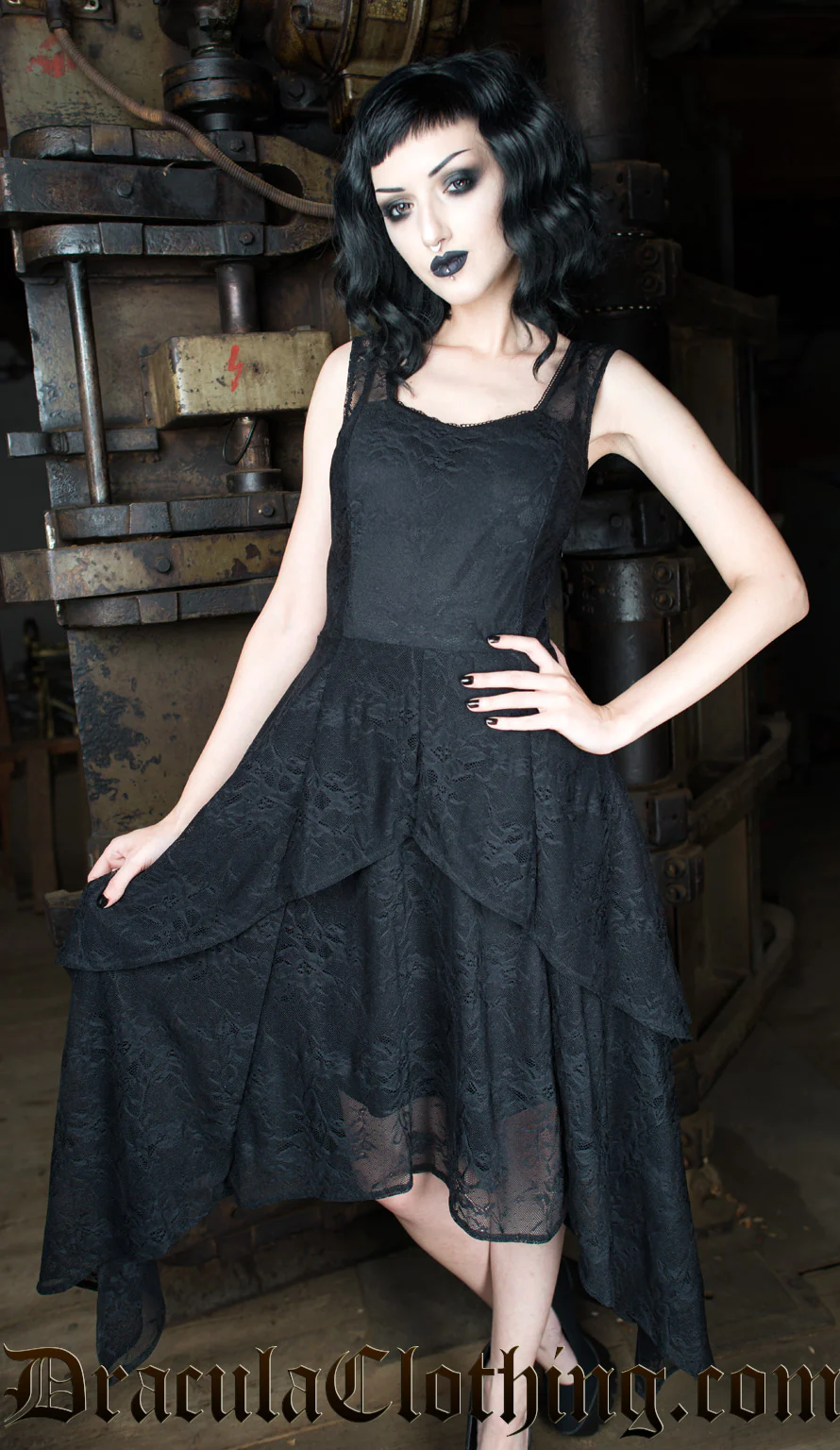 Goth Lace Dress - Image 2