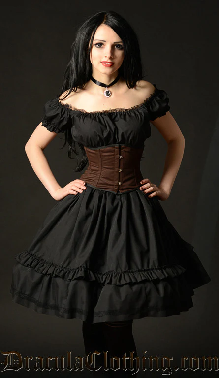 Black Gothabilly Dress - Image 4