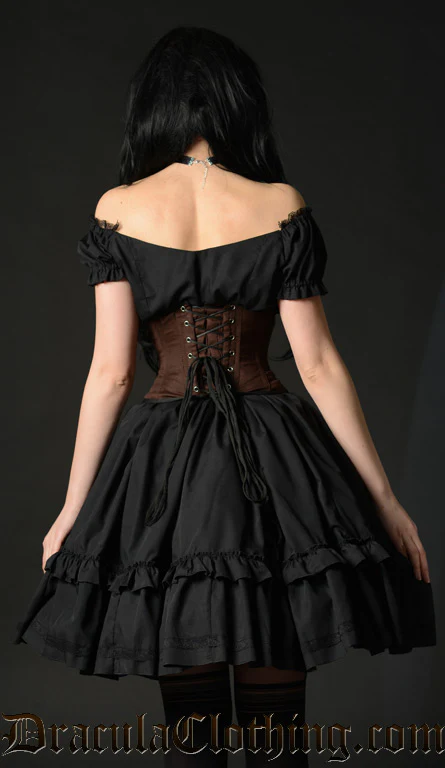 Black Gothabilly Dress - Image 5
