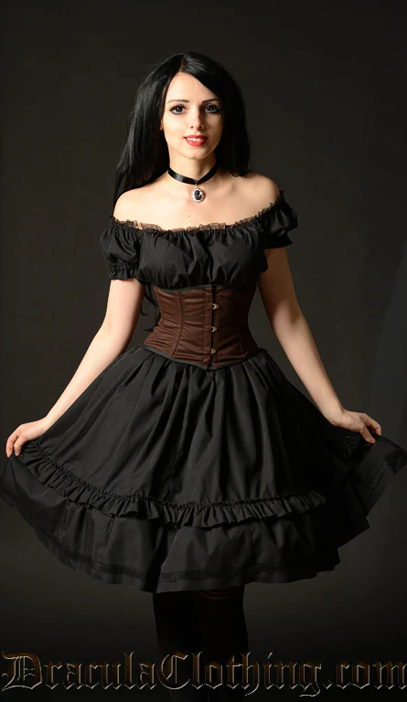 Black Gothabilly Dress - Image 6