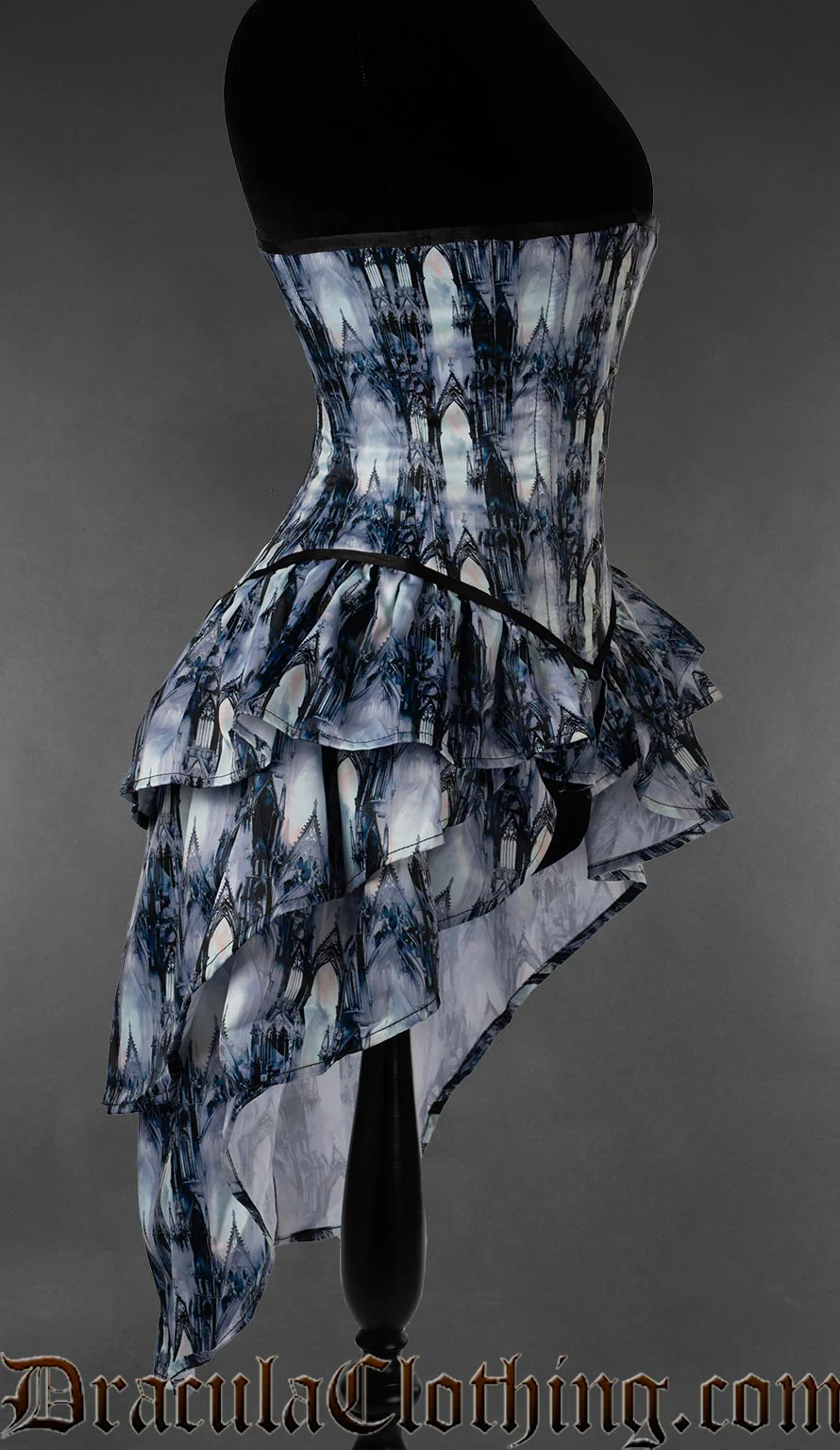 Gothic Arches Bustle Corset - Image 3