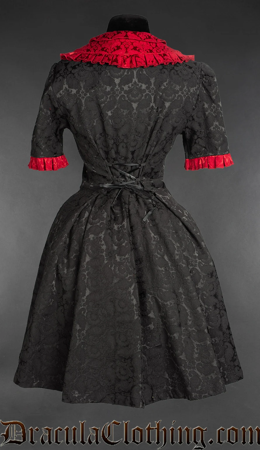 Gothic Short Sleeved Shirtdress - Image 4