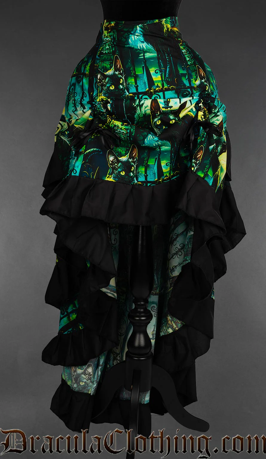 Graveyard Cats Layer Bustle Skirt - Image 2