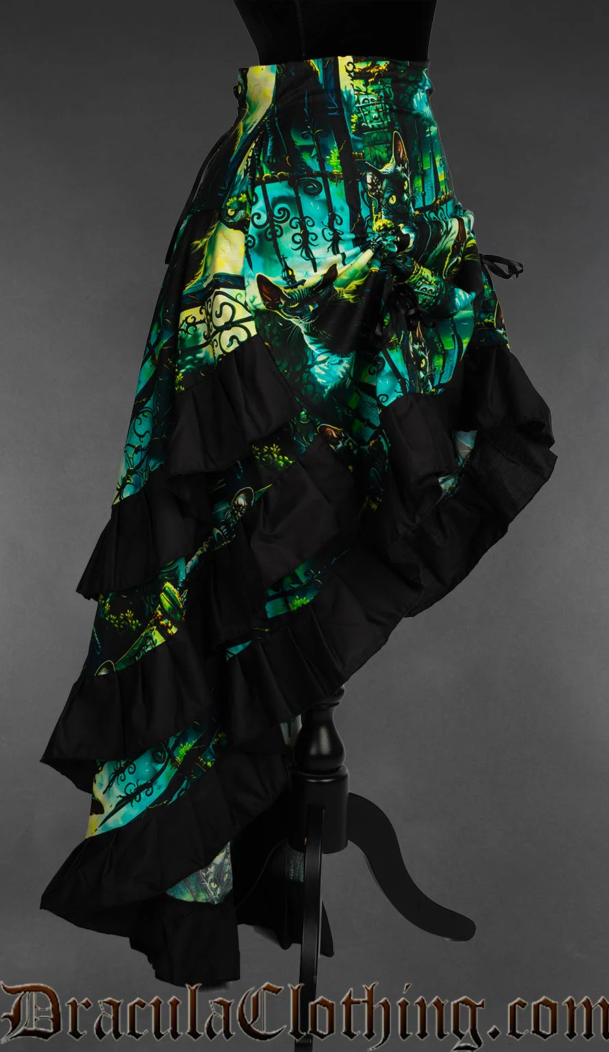 Graveyard Cats Layer Bustle Skirt - Image 4
