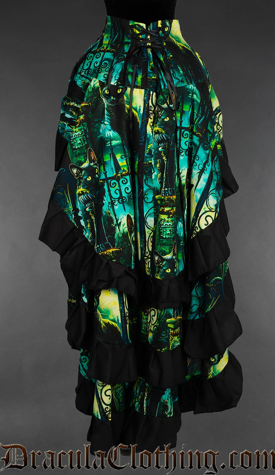 Graveyard Cats Layer Bustle Skirt - Image 5