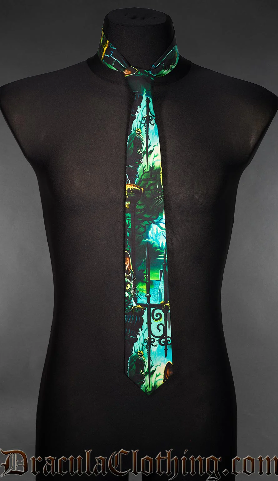 Graveyard Cats Tie