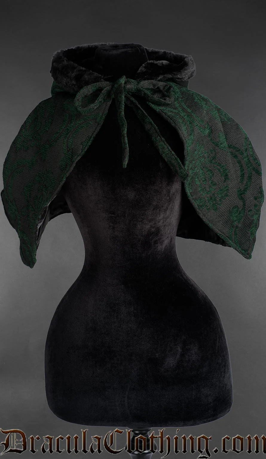 Green Brocade Hood - Image 2