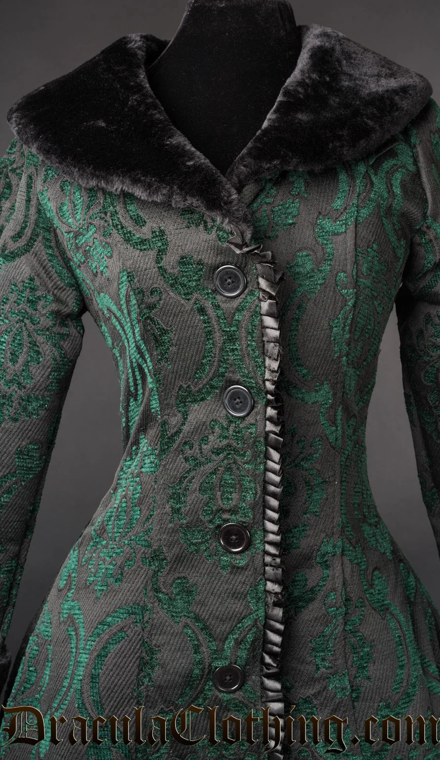 Green Evil Princess Coat - Image 5
