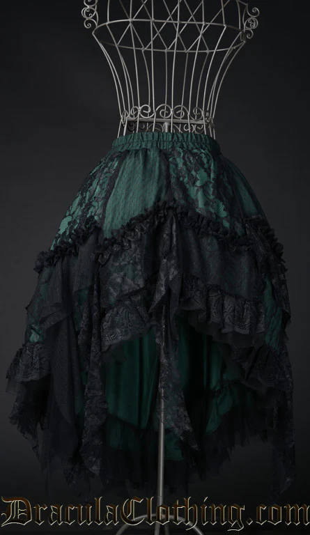 Green Ruffle Skirt - Image 2