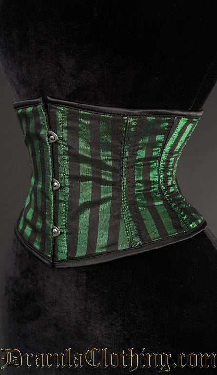 Green Striped Waist Cincher - Image 2