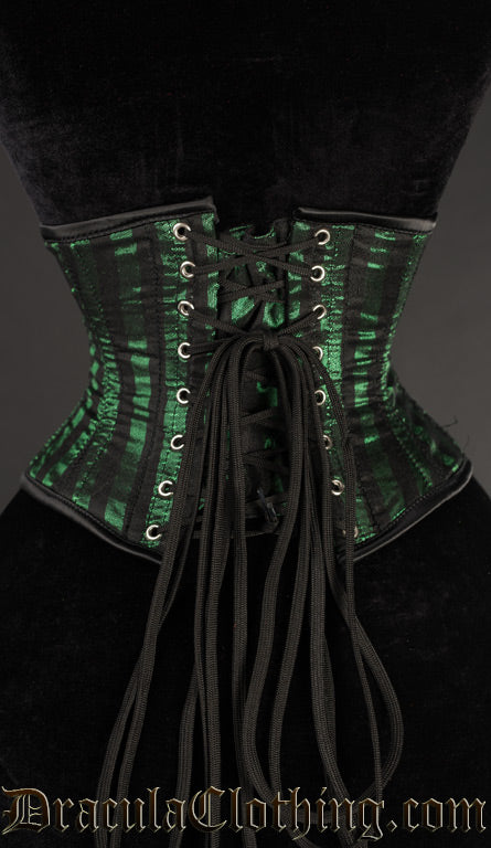 Green Striped Waist Cincher - Image 3