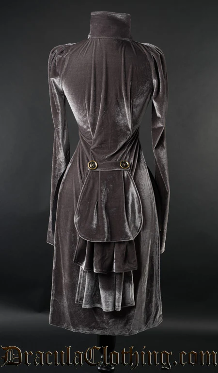 Grey Openbust Tailcoat - Image 2