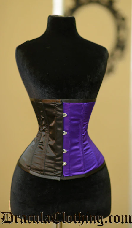 Half And Half Purple Corset