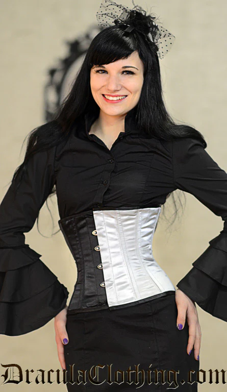 Half And Half Silver Corset - Image 2