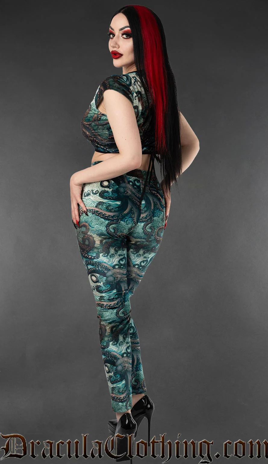 Kraken Velvet Leggings - Image 2