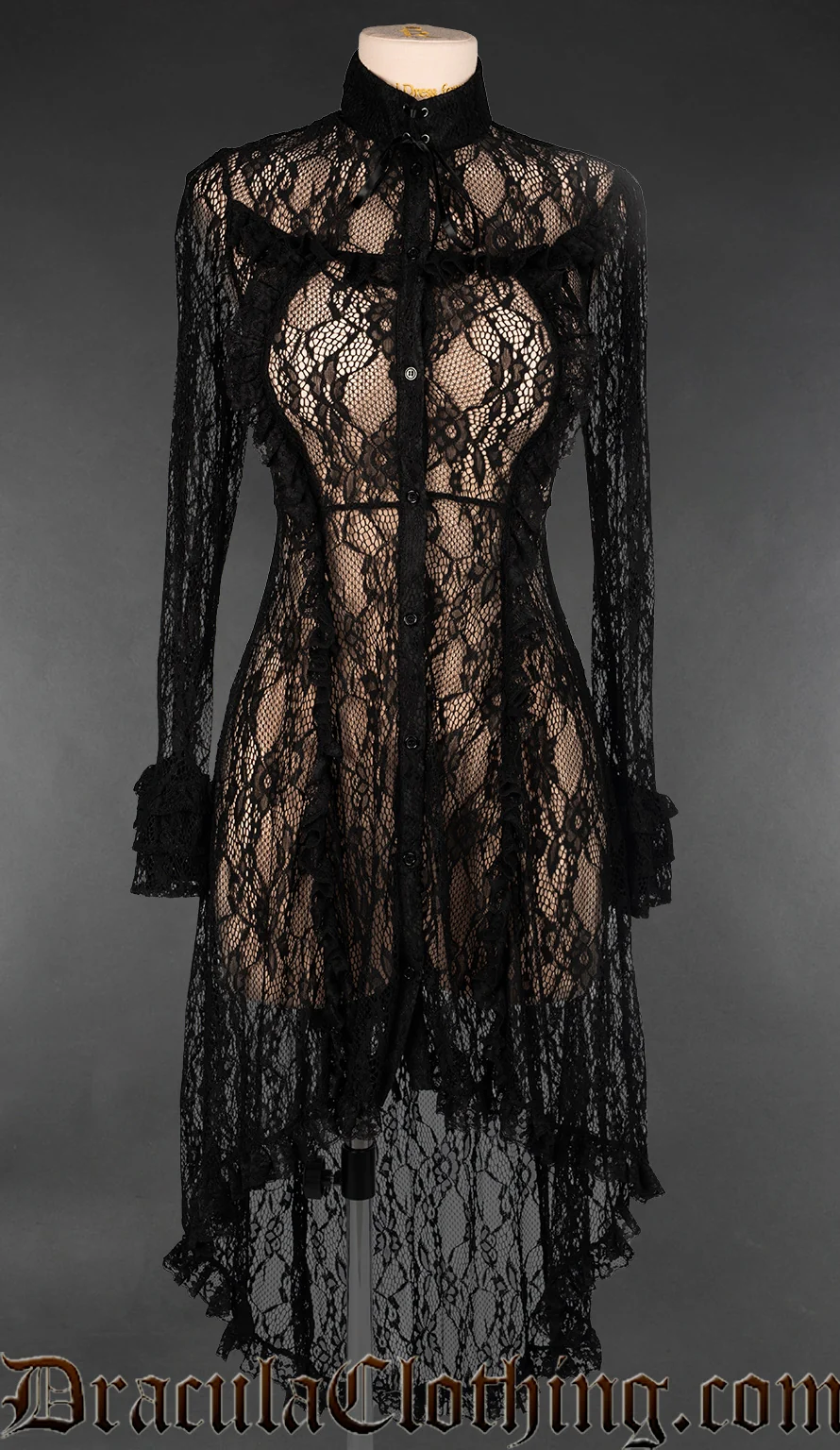 Lace High Low Overdress - Image 2