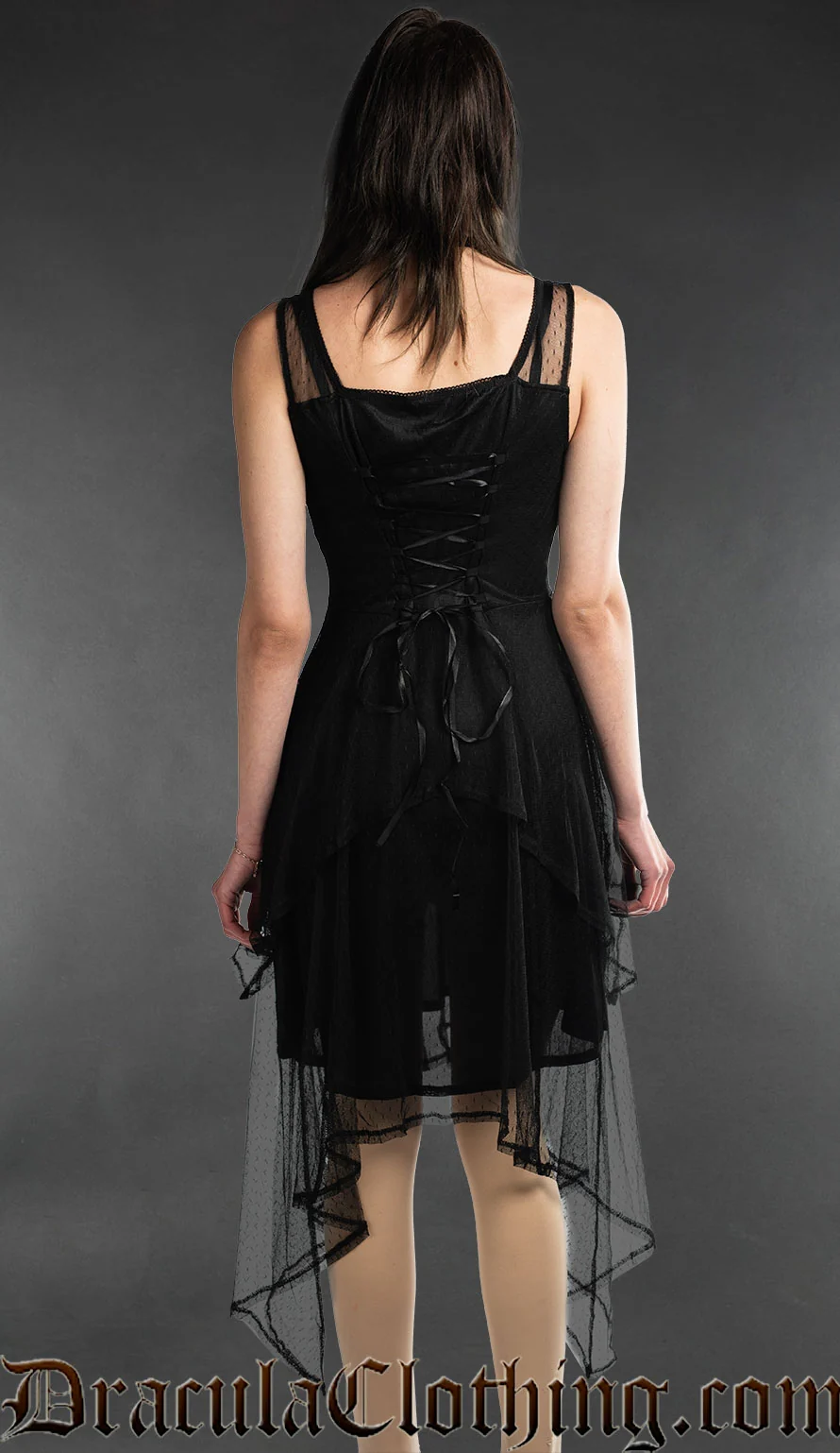 Lace Satin Dress - Image 2