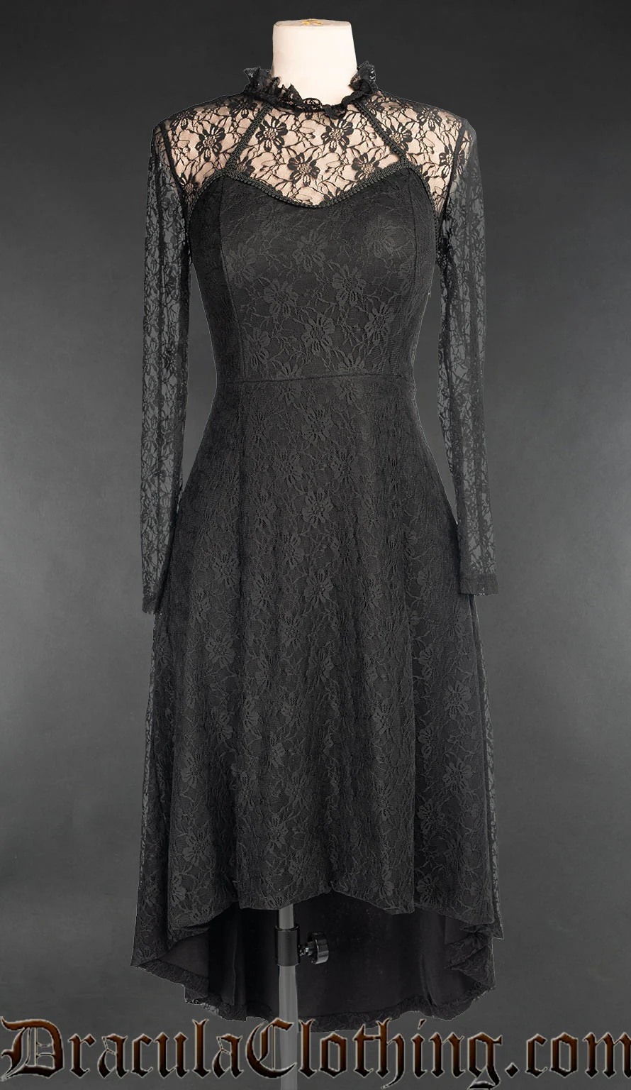 Lace Victorian Maxi Dress - Image 3