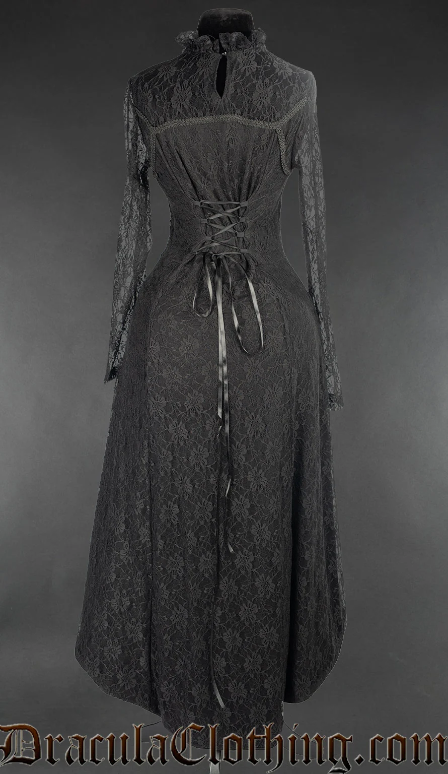 Lace Victorian Maxi Dress - Image 7
