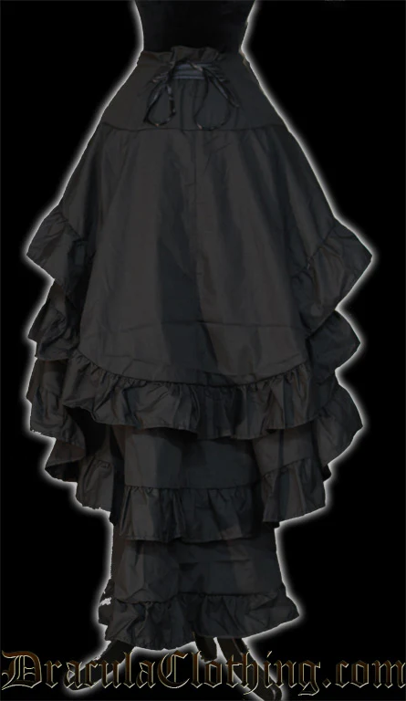 Black Layer Bustle Skirt - Image 2