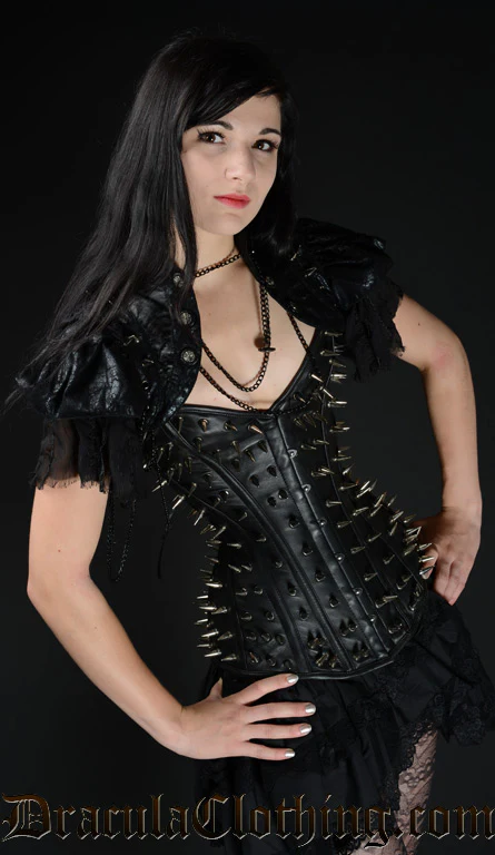 Leather Ultimate Spike Corset