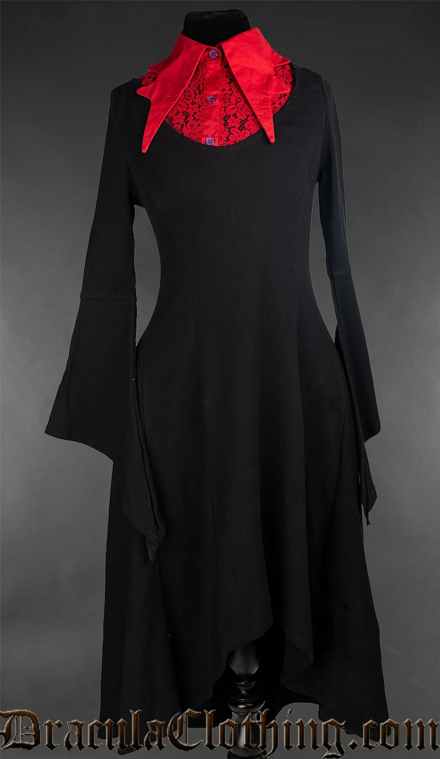 Long Bodycon Collar Dress - Image 3