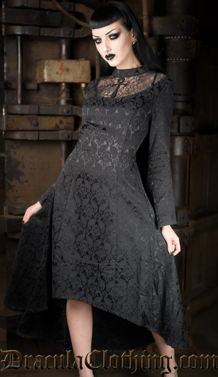 Long Brocade Ankh Dress - Image 4