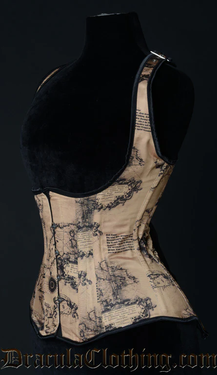 Map Shoulder Corset - Image 3