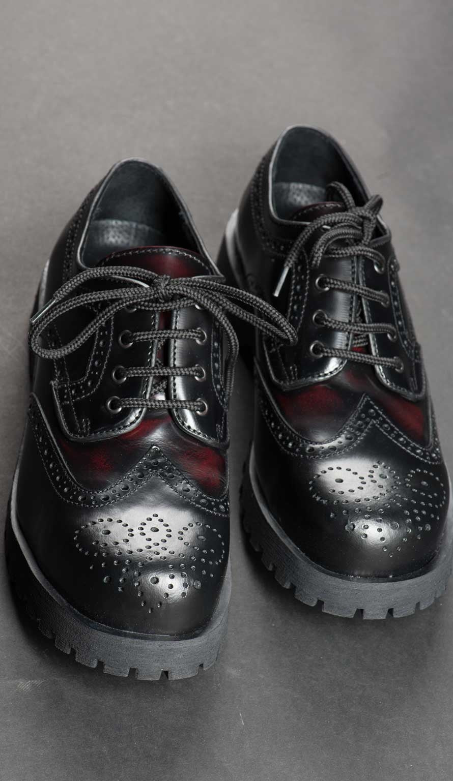 Maroon Capone Shoes - Image 2