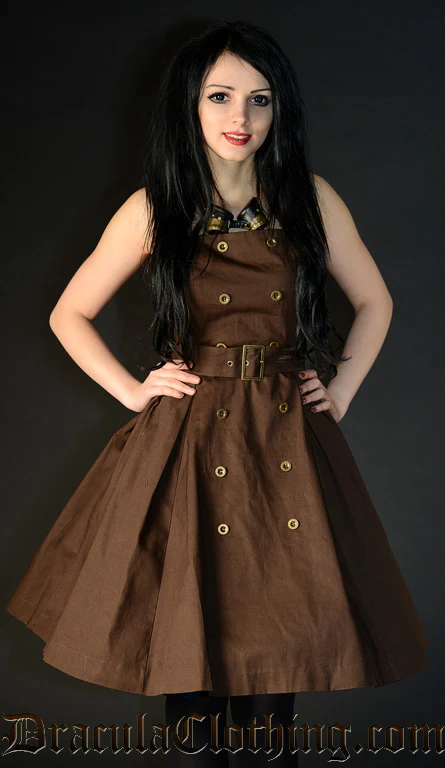 Military Steampunk Dress - Image 3