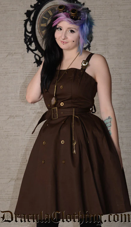 Military Steampunk Dress - Image 4