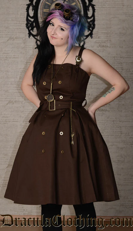 Military Steampunk Dress - Image 6