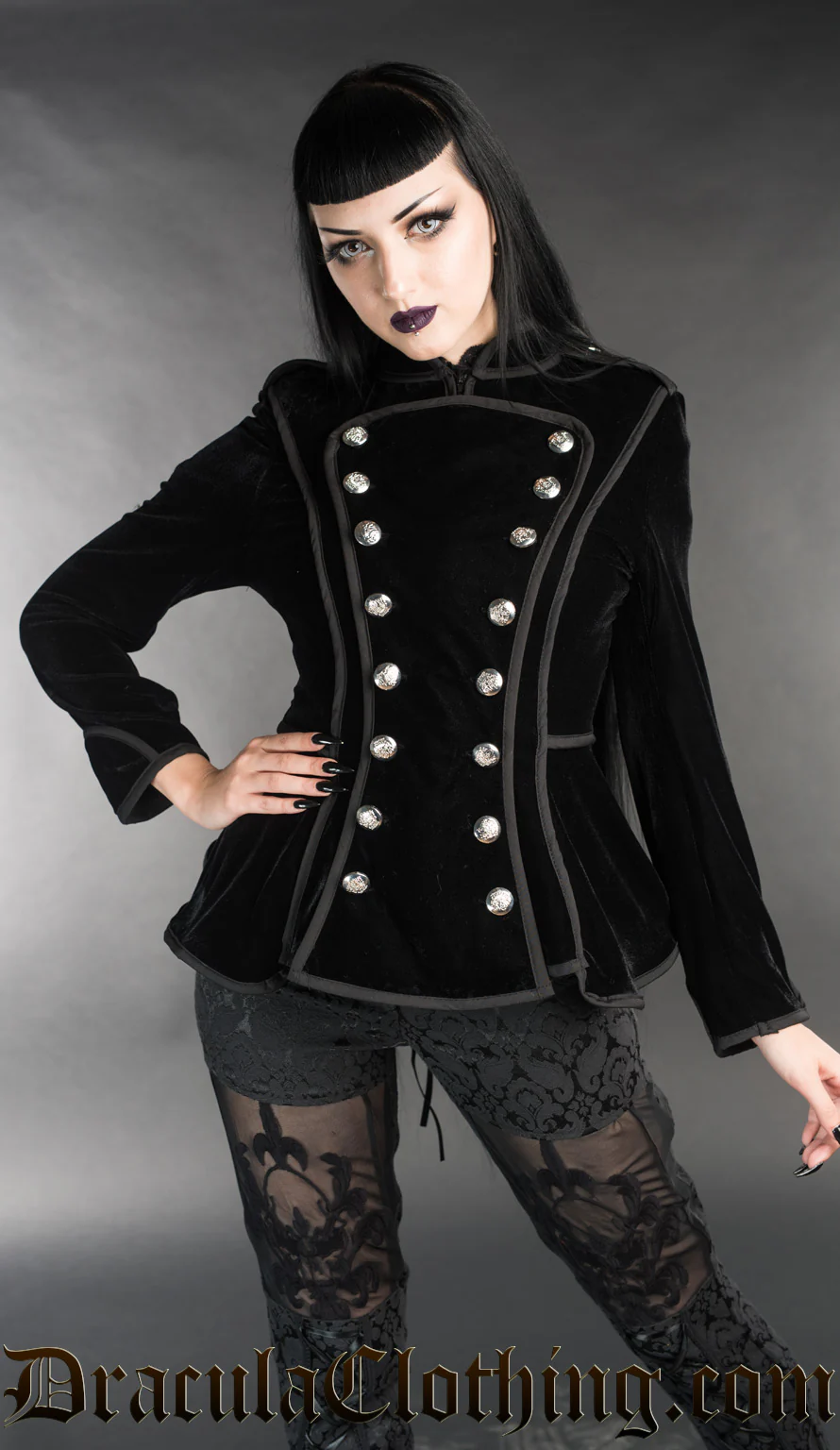Neo Victorian Military Jacket - Image 2