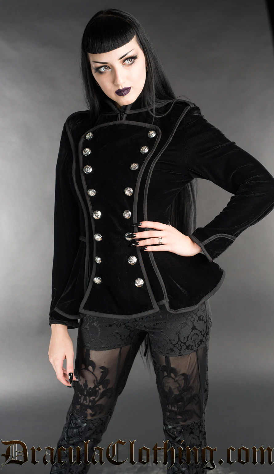 Neo Victorian Military Jacket - Image 4