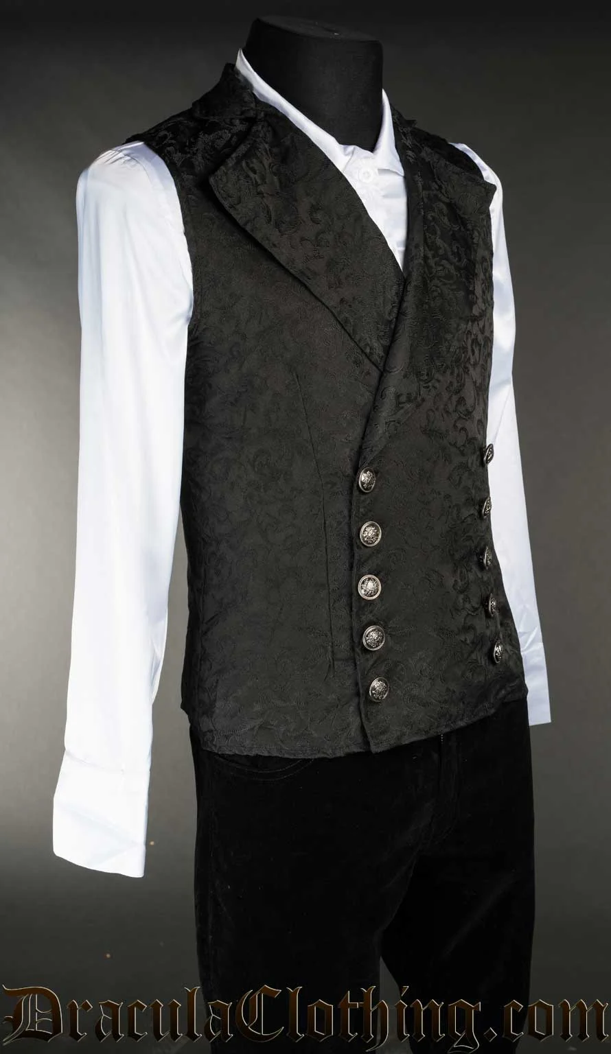 Onyx Double Buttoned Vest - Image 3