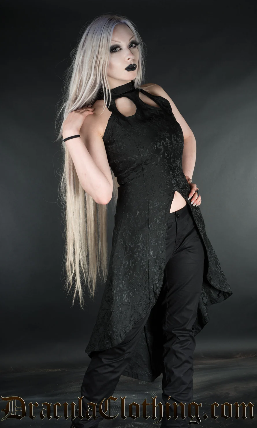 Onyx Flow Dress - Image 3