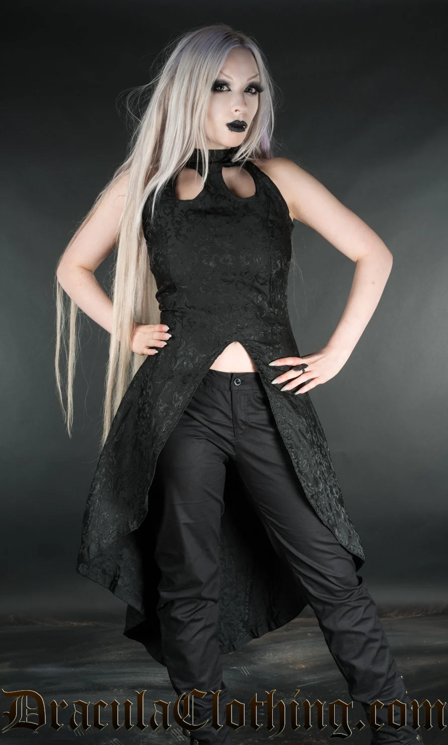 Onyx Flow Dress - Image 4