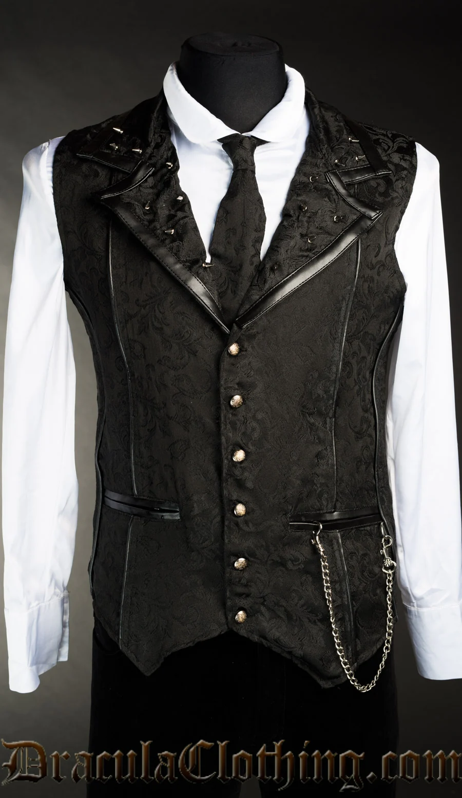 Onyx Spiked Vest