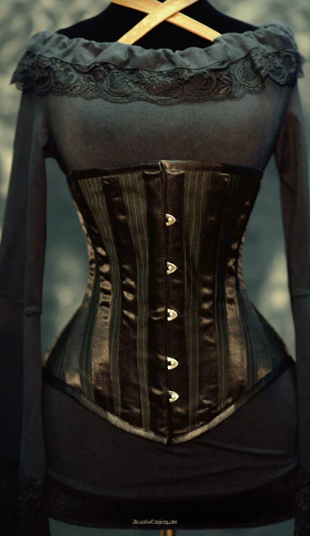 Pinstripe Striped Corset - Image 3