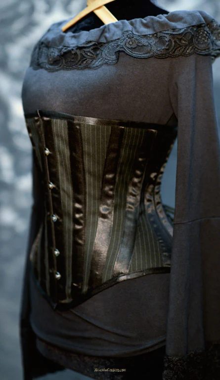 Pinstripe Striped Corset - Image 4