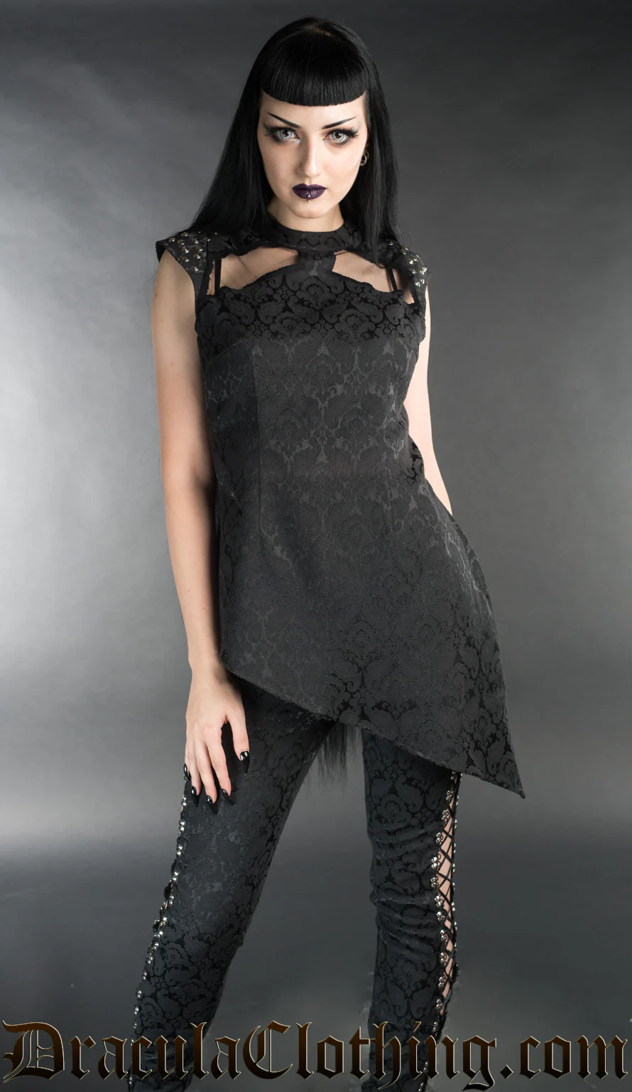 Brocade Spiked Tunic - Image 3
