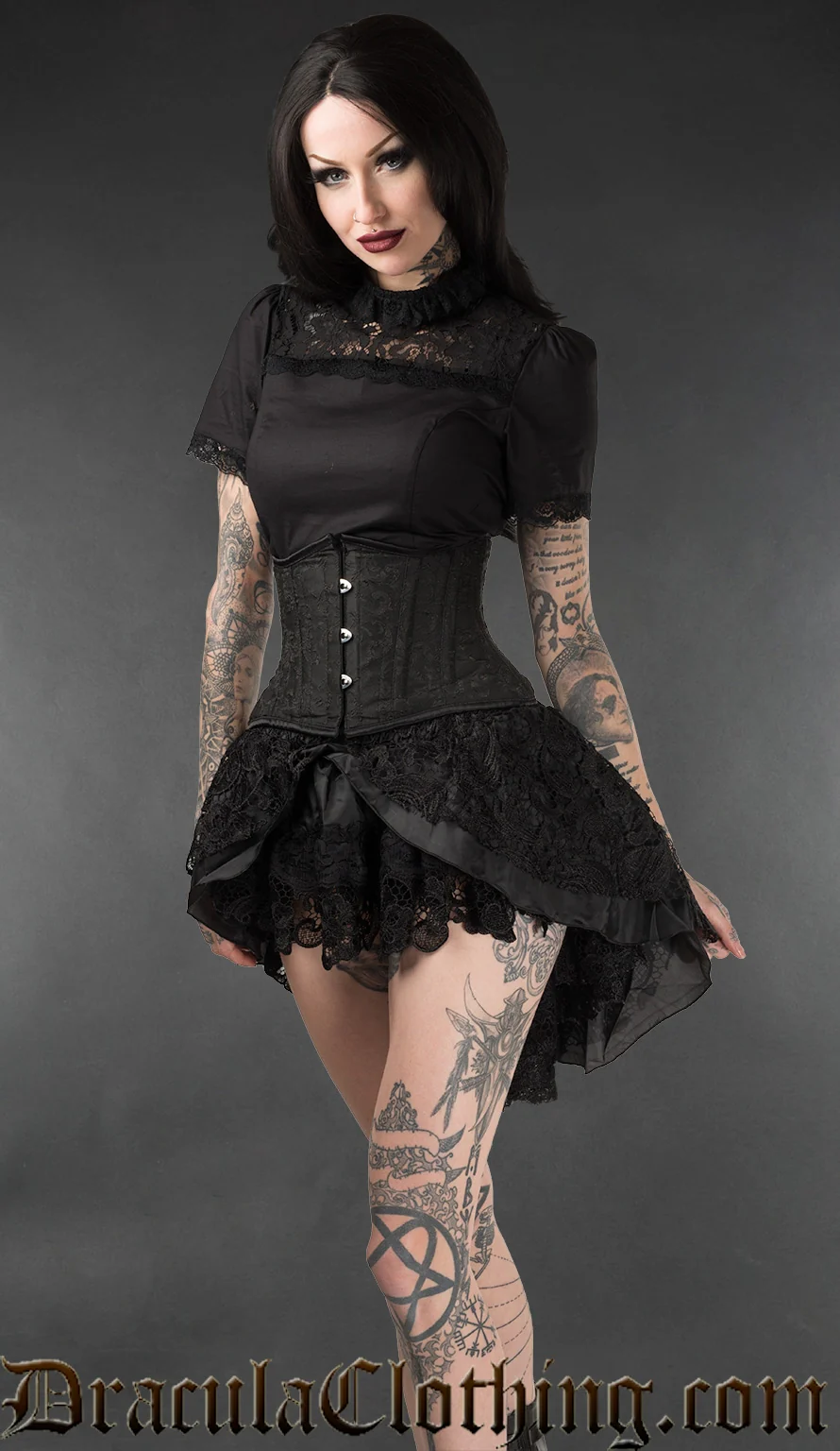 Lace Short Skirt