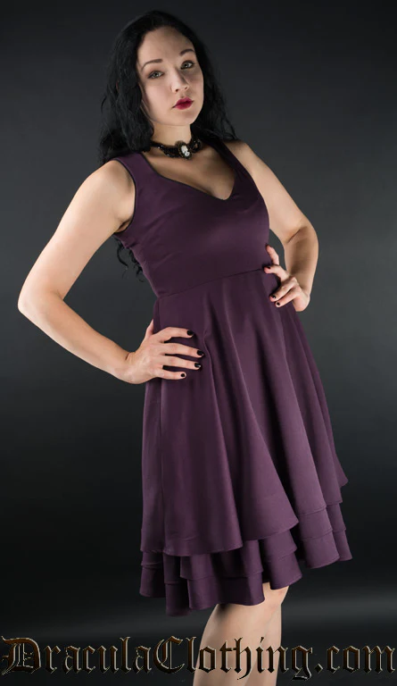 Purple Three Layer Dress