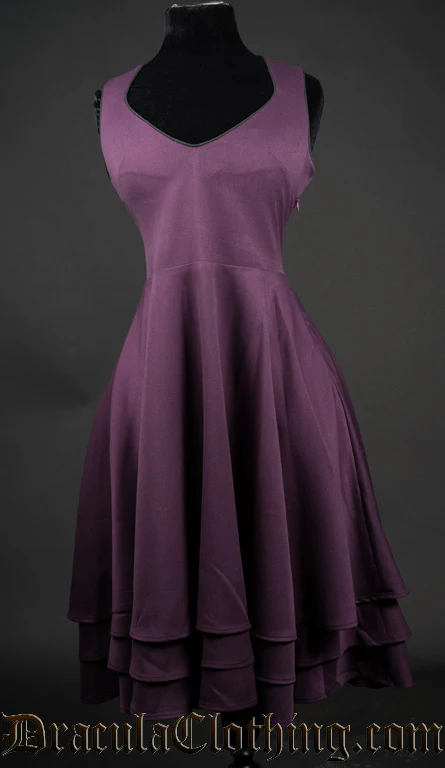 Purple Three Layer Dress - Image 2