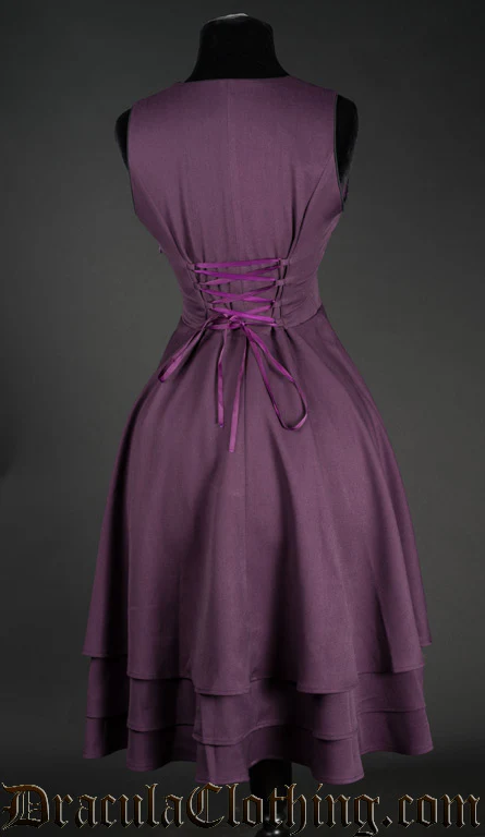 Purple Three Layer Dress - Image 3