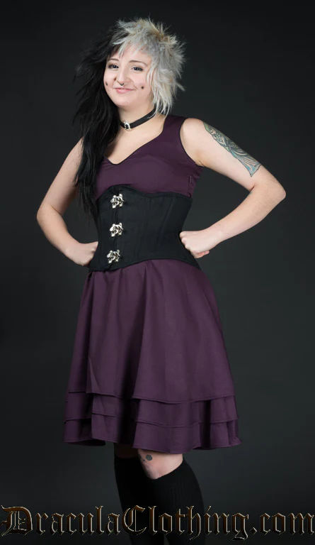 Purple Three Layer Dress - Image 4