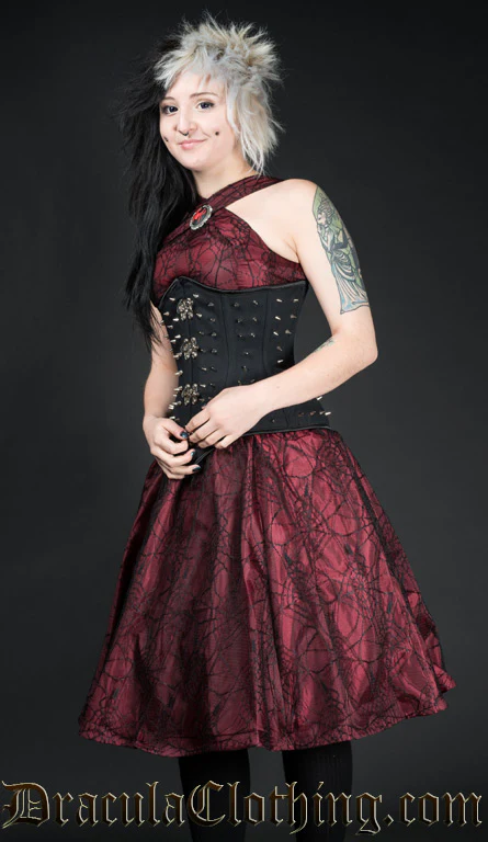 Red Spider Dress - Image 7