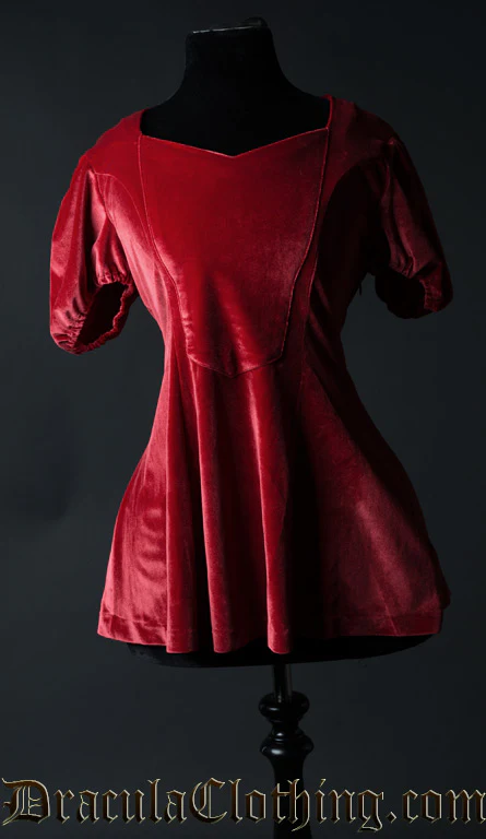 Red Velvet Tunic