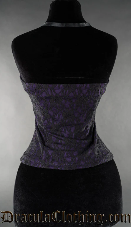 Purple Lace Blouse - Image 2