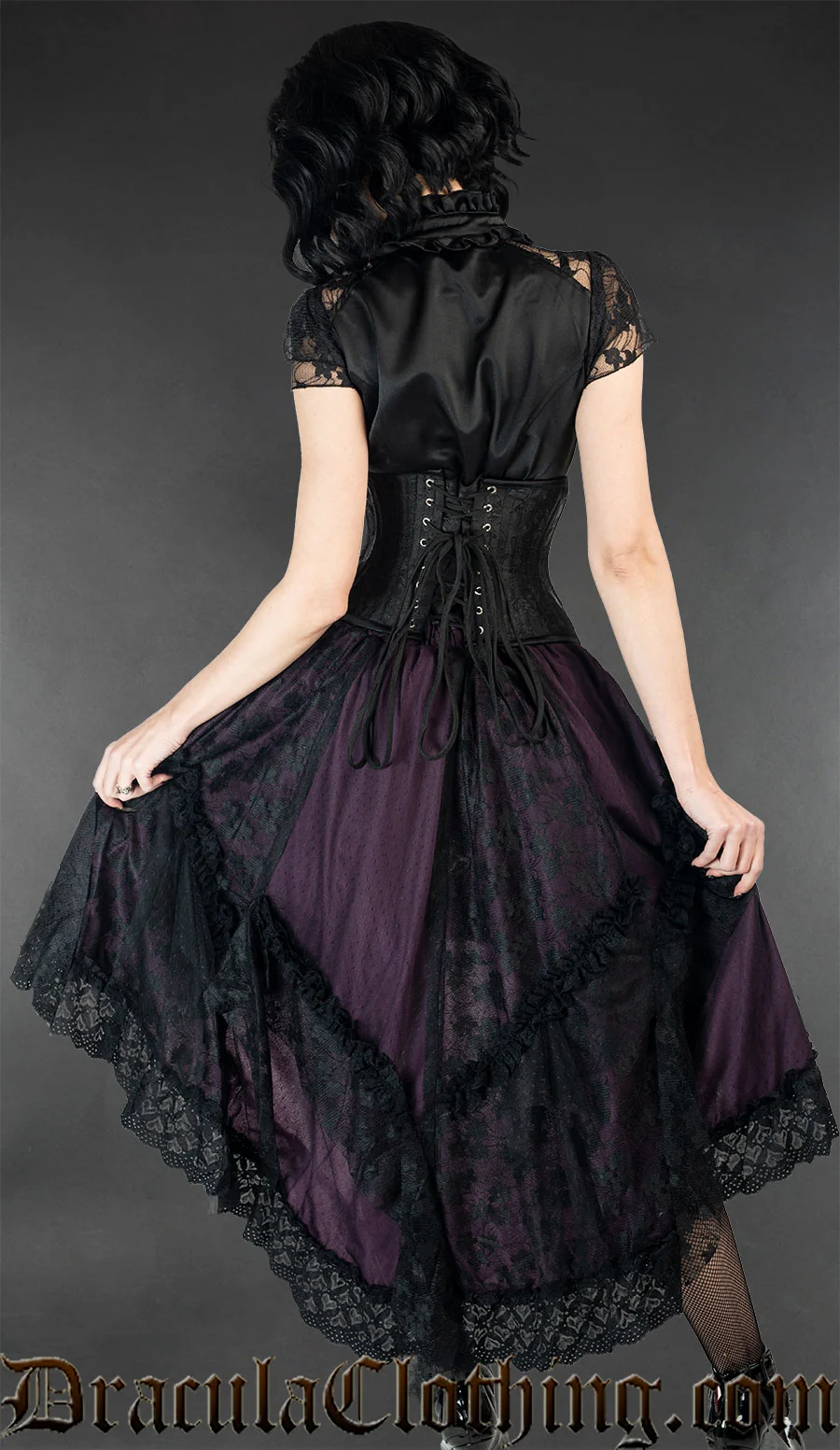 Purple Ruffle Skirt - Image 2